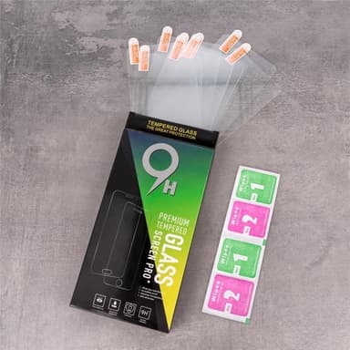 9H Härdat glas till Samsung A40, 10-pack