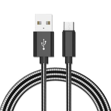 NORDIQZENZ Micro-USB kabel i Metall, 1m