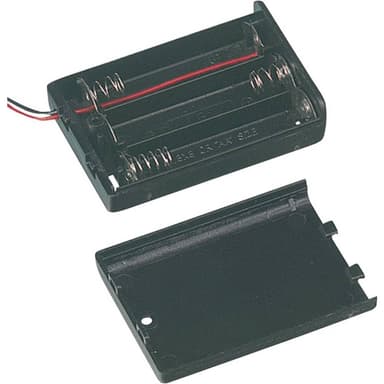 TRU COMPONENTS SBH-331A Batterihållare 3x AA (R6) Kabel