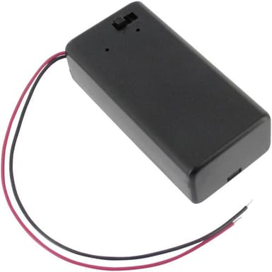 Velleman BH9VBS Batterihållare 1x 9 V blockbatteri (L x