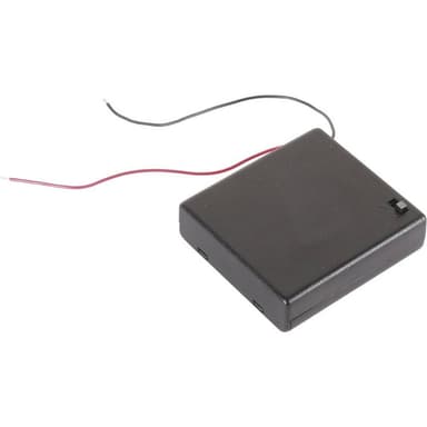 Velleman BH341BSAA Batterihållare 4x AA (R6) Kabel (L x