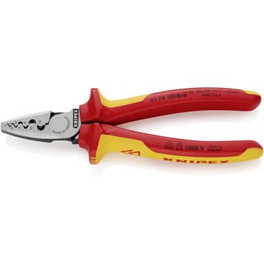 Knipex VDE-Crimpzange für Aderendhülsen 180mm