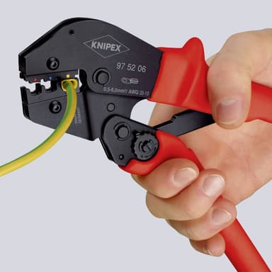 Knipex KNIPEX 97 52 04 Crimptång Oisolerat, öppet