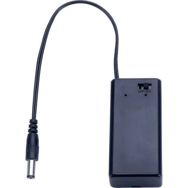 TRU COMPONENTS SBH-9VAS+DC PLUG Batterihållare 1x 9 V