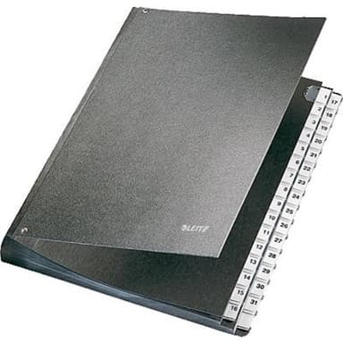 Leitz talarmapp 5831-00-95 5831 Hårdpapp Svart DIN A4
