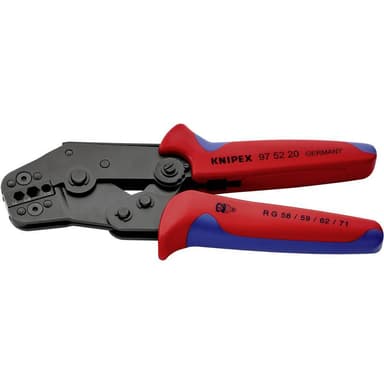 Knipex Knipex-Werk 97 52 20 Crimptång Koaxialkontaktdon