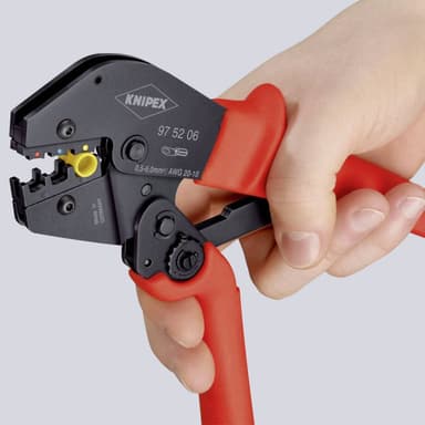 Knipex 97 52 19 Crimptång Ändhylsor 35 till 50 mm²