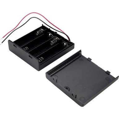 TRU COMPONENTS SBH341-1A Batterihållare 4x AA (R6)