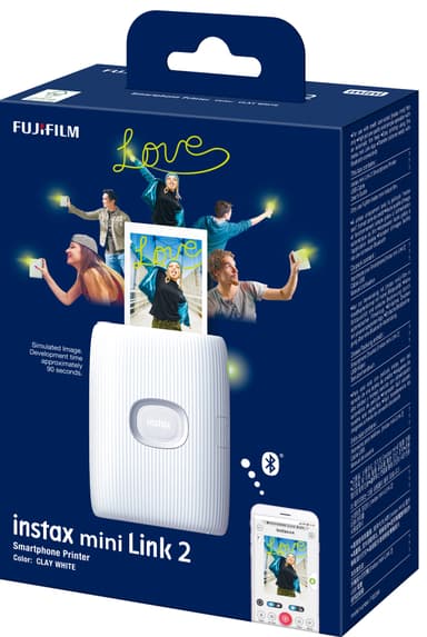 Fujifilm Instax Mini Link 2 smartphoneskrivare (vit)