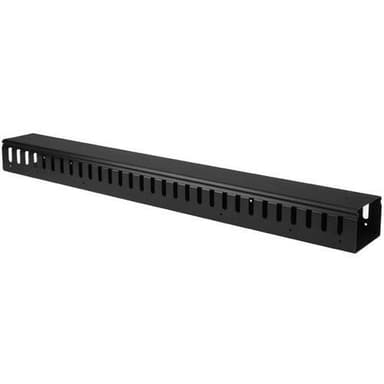 StarTech.com Vertikal kabelorganiserare med fingerkanaler - 0U - 91 cm