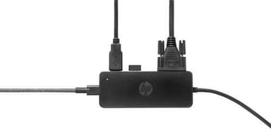 HP USB-C Travel Hub G2, USB 3.2 Gen 1 (3.1 Gen 1) Type-C, HDMI, USB 3.