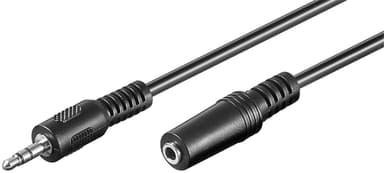 Förlängningskabel för hörlurar och ljud AUX, 3-stift 3,5 mm