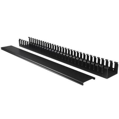 StarTech.com Vertikal kabelorganiserare med fingerkanaler - 0U - 91 cm