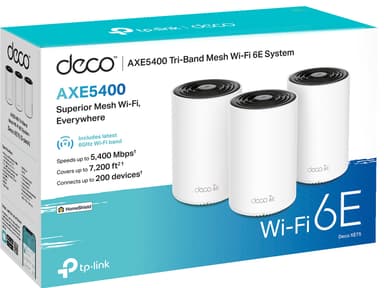 TP-Link AXE5400 mesh WiFi-system DecoXE75 (3-pack)