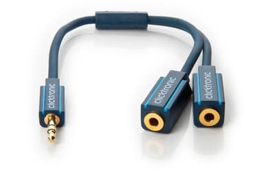3,5 mm AUX-adapterkabel, stereo
