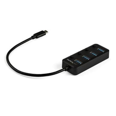 StarTech.com USB-C-hubb med 4 portar - USB-C till 4x USB 3.0 Type-A-po
