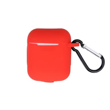 Airpods Skyddsfodral med krok, Röd