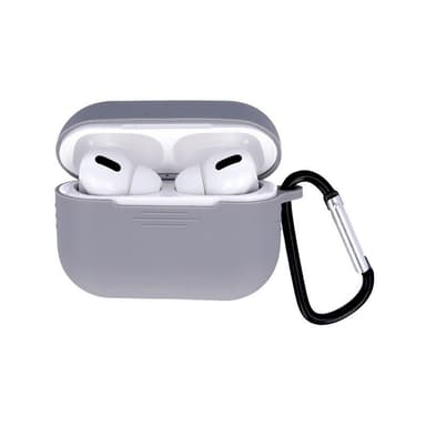 Airpods Pro Skyddsfodral med krok, grå