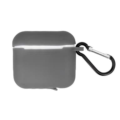 Airpods Pro Skyddsfodral med krok, grå
