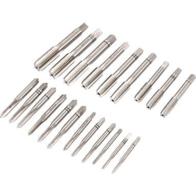 TOOLCRAFT TO-6800787 Gängskärningssats 21 delar M3, M4,