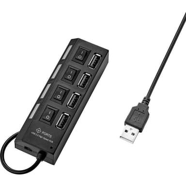 Renkforce 4 Port USB 2.0-Hub individuellt
