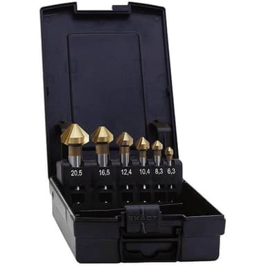 Konisk försänkarset 5 delar 6.3 mm, 10.4 mm, 16.5 mm,