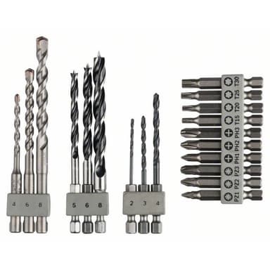 Universalborr sortiment 19 delar Bosch Accessories