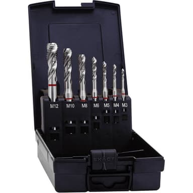 Exact 43694 Maskingängtappborr-set 7 delar metrisk