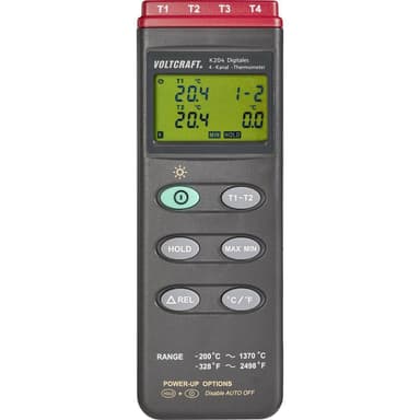 VOLTCRAFT K204 Temperaturmätare -200 - +1370 °C