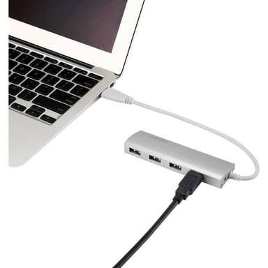 Renkforce 4 Port USB-Hub 3.0 Aluminium