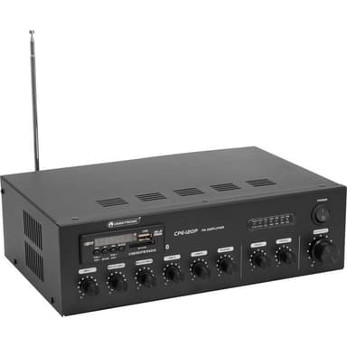 ELA-förstärkare Omnitronic CPE-120P ELA 120 W 4 kanaler