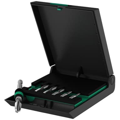 Wera 05104654001 Gängsnittborr-set 7 delar metrisk