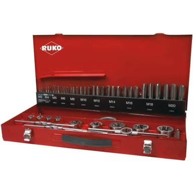 RUKO 245040 Maskingängtappborr-set 54 delar 1 set