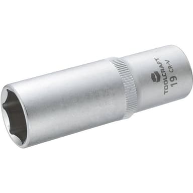 TOOLCRAFT 816184 Ytter-sexkantig Hylsnyckelinsats 19 mm