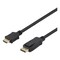 DELTACO DP - HDMI kabel, 10m, 3840x2160 i 30Hz, 10,8Gb/s, svart