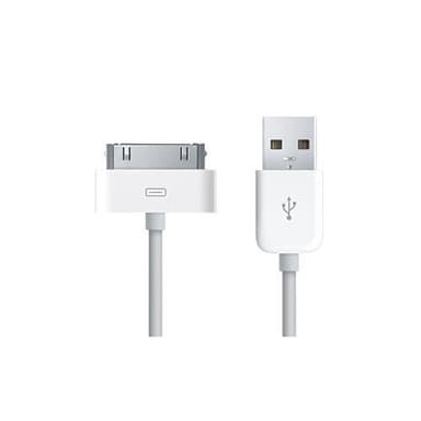 30-pin USB-kabel till iPad / iPod / iPhone (Vit)