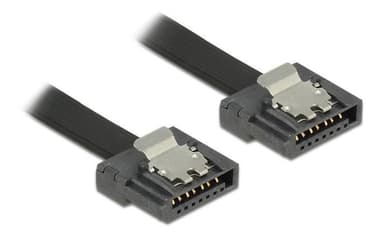 DeLOCK SATA FLEXI kabel, 6Gbps, lås clips, 1m