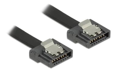 DeLOCK SATA FLEXI kabel, 6Gbps, lås clips, 1m