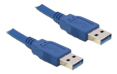 DeLOCK Delock Cable USB 3.0 Typ-A hane till USB 3.0 Type-A hane,1m,blå