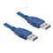 DeLOCK Delock Cable USB 3.0 Typ-A hane till USB 3.0 Type-A hane,1m,blå