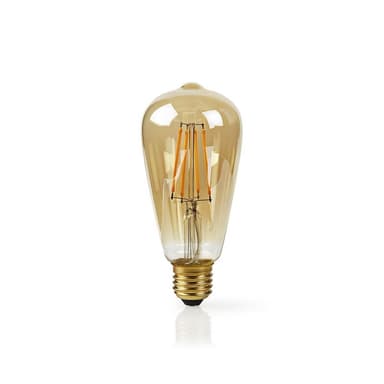 Nedis Smartlife Vintage LED-lampa | Wi-Fi | E27 | 500 lm | 5 W | Varm Vit | 2200 K | Glas | Android™ / IOS | ST64