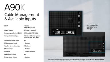 Sony 48” A90K 4K OLED Smart TV (2022)