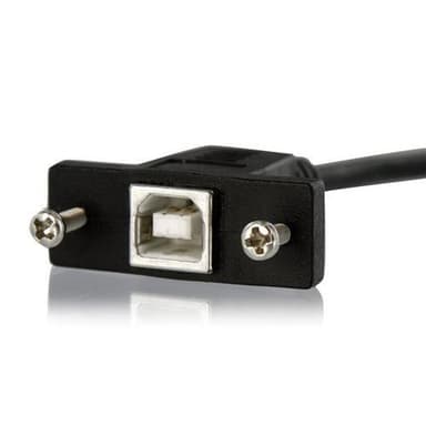 StarTech.com USBPNLBFBM3, 0,91 m, USB B, USB B, USB 2.0, 480 Mbit/s, S