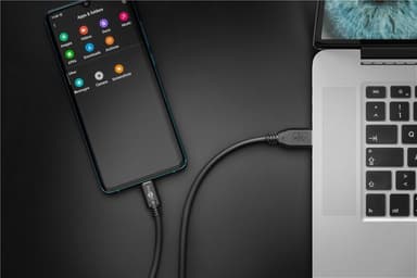 Goobay Synkronisera och ladda Super Speed ​​USB-C™ till USB A 3.0 ladd