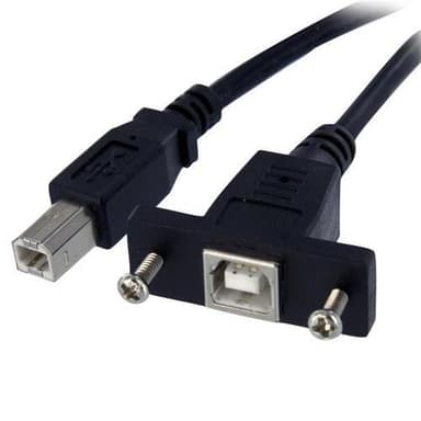 StarTech.com USBPNLBFBM3, 0,91 m, USB B, USB B, USB 2.0, 480 Mbit/s, S