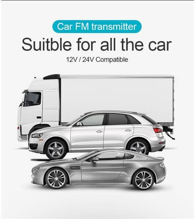 FM-sändare Bluetooth-adapter för bil