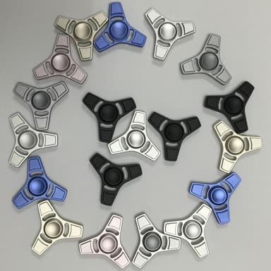 Fidget Spinner Star - Guld - Aluminium