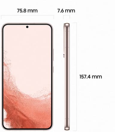 Samsung Galaxy S22+ 5G smartphone, 8/128GB (Pink Gold)