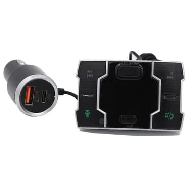 Bluetooth FM-sändare med billaddare (QC3.0/PD18W)
