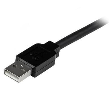 StarTech.com 15 m aktiv USB 2.0-förlängningskabel - M/F, 15 m, USB A,